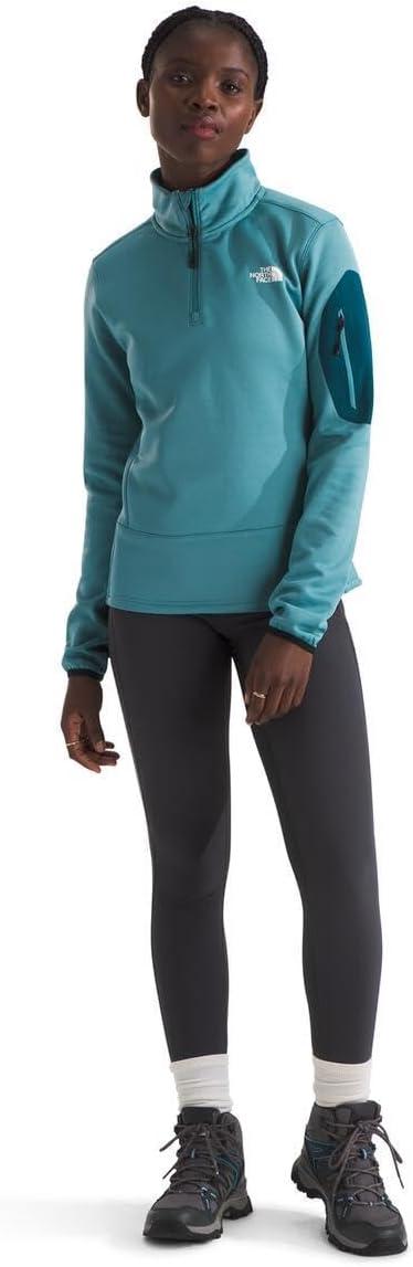 imageTHE NORTH FACE Womens Mistyescape 14 Zip FleeceAlgae BlueMidnight Petrol