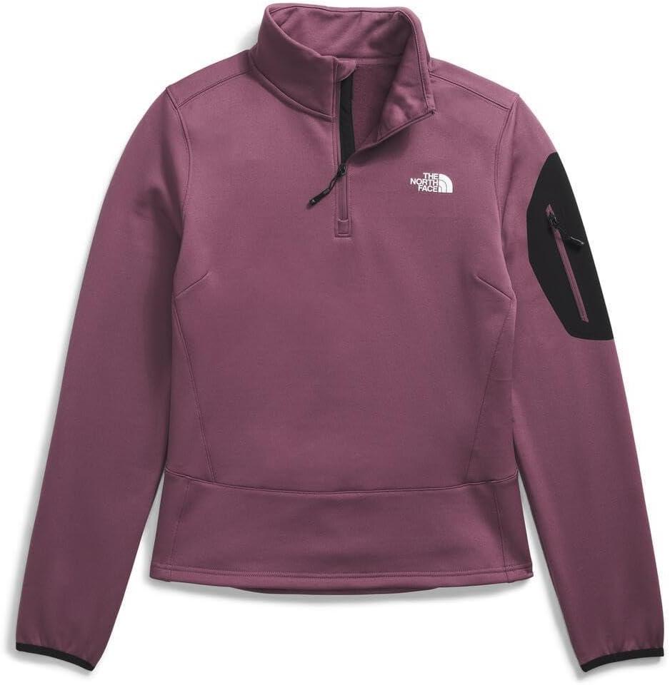 imageTHE NORTH FACE Womens Mistyescape 14 Zip FleeceMidnight MauveTnf Black
