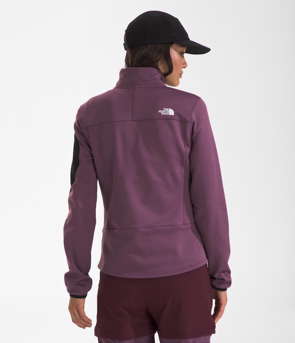 imageTHE NORTH FACE Womens Mistyescape 14 Zip FleeceMidnight MauveTnf Black