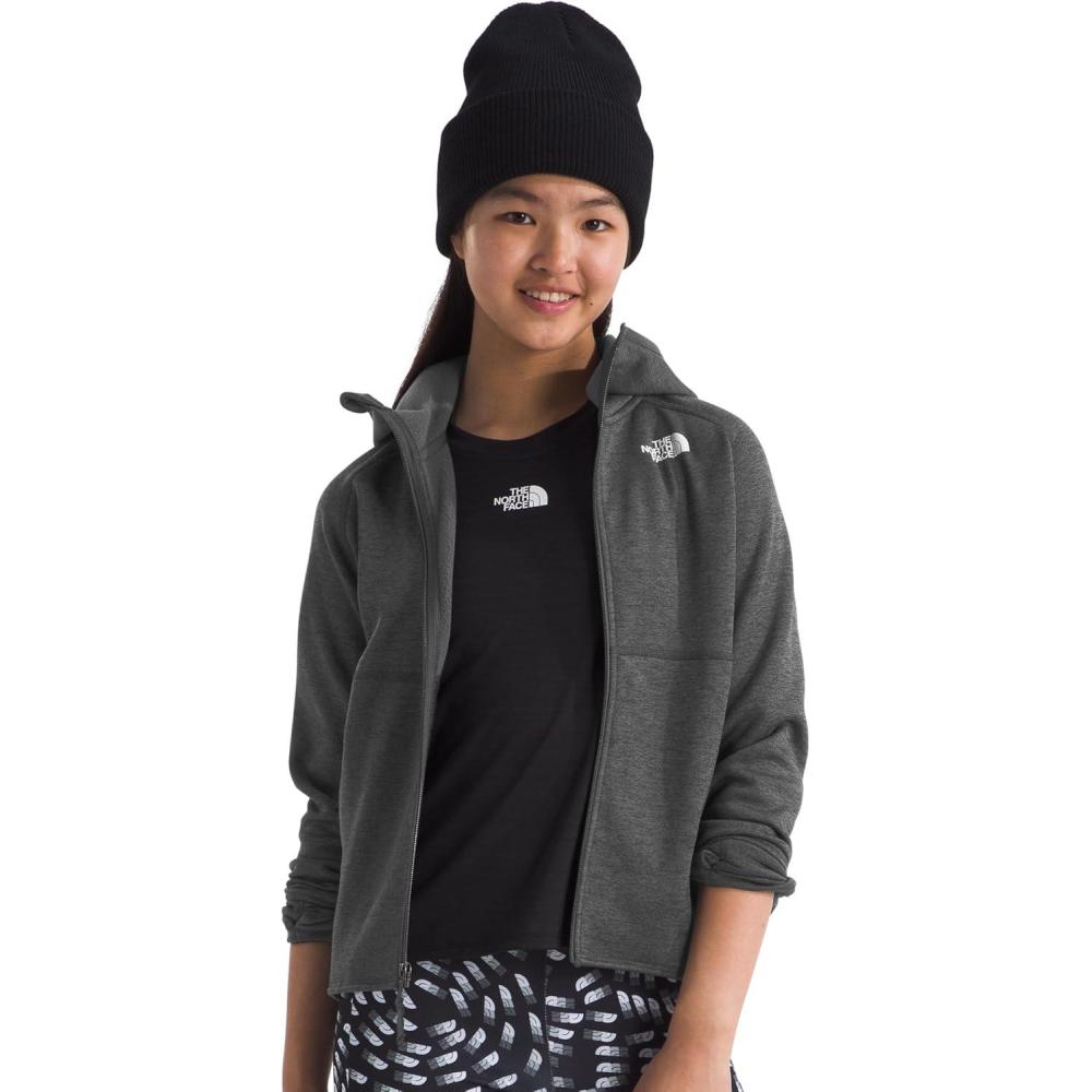 imageTHE NORTH FACE Boys Teen Canyonlands Full Zip Hoodie Little Big KidTnf Dark Grey Heather