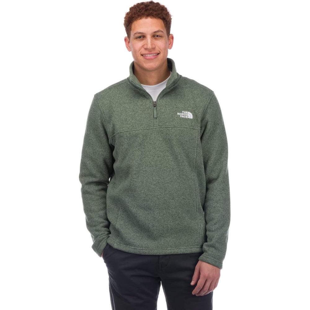 imageTHE NORTH FACE Mens Tsillan  Zip SweatshirtLaurel Wreath Green Hther
