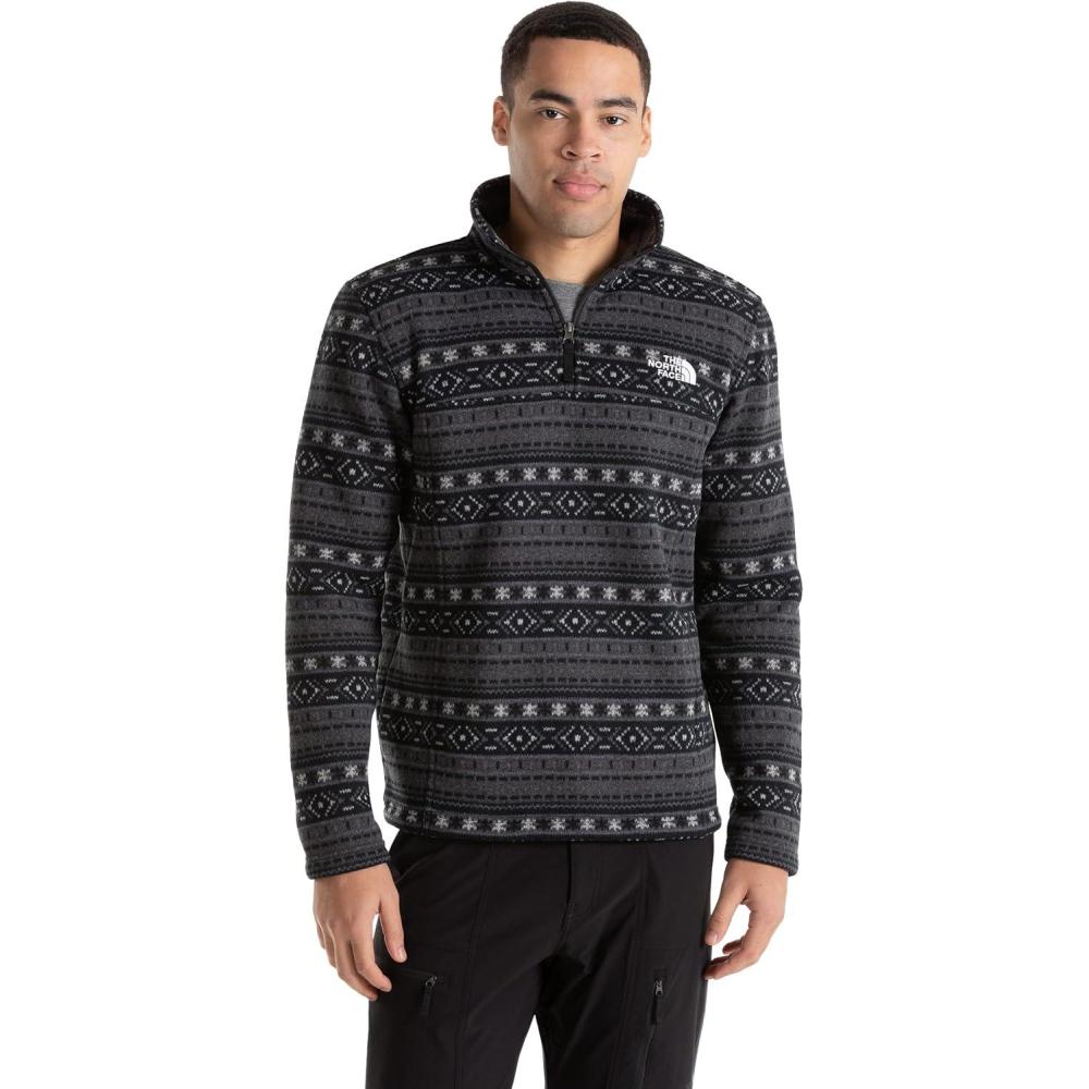 imageTHE NORTH FACE Mens Tsillan  Zip SweatshirtTnf Black Fair Isle Print