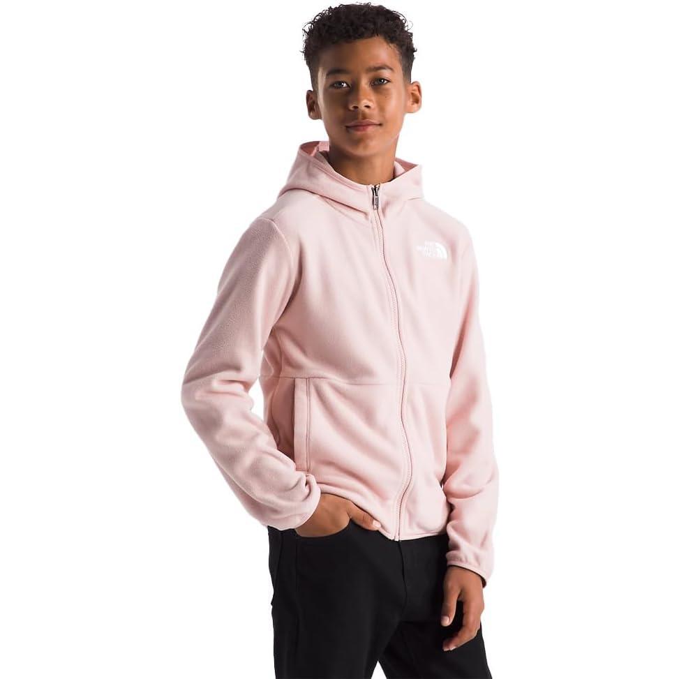 imageTHE NORTH FACE Teen Glacier Lightweight Full Zip Hooded JacketPink Moss