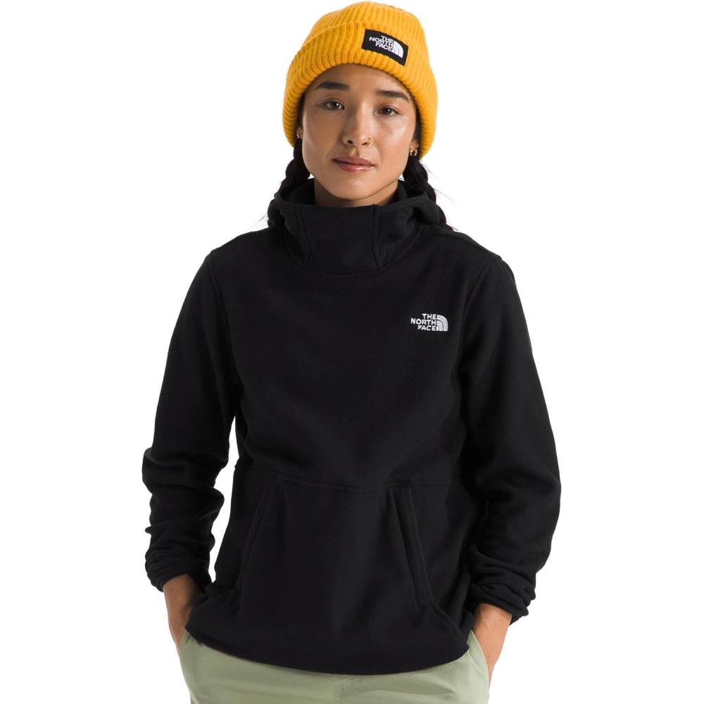 imageTHE NORTH FACE Womens Glacier Fleece Pullover HoodieTnf Black