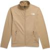 imageTHE NORTH FACE Mens Cedar Trail Grid Fleece Full Zip JacketKhaki Stone
