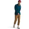 imageTHE NORTH FACE Mens Cedar Trail Grid Fleece Full Zip JacketMidnight Petrol