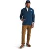 imageTHE NORTH FACE Mens Cedar Trail Grid Fleece Full Zip JacketShady Blue