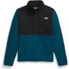 imageTHE NORTH FACE Mens Glacier Fleece 12 ZipMidnight PetrolTnf Black