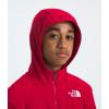 imageTHE NORTH FACE Teen Glacier Lightweight Full Zip Hooded JacketTnf Red