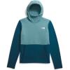 imageTHE NORTH FACE Womens Glacier Fleece Pullover HoodieMidnight PetrolAlgae Blue