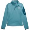 imageTHE NORTH FACE Womens Mistyescape 14 Zip FleeceAlgae BlueMidnight Petrol