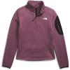 imageTHE NORTH FACE Womens Mistyescape 14 Zip FleeceMidnight MauveTnf Black