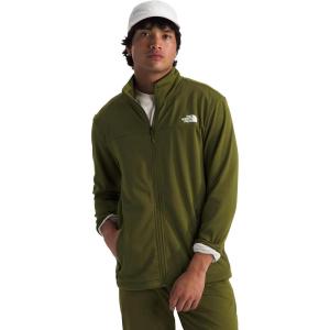 imageTHE NORTH FACE Mens Cedar Trail Grid Fleece Full Zip JacketForest Olive