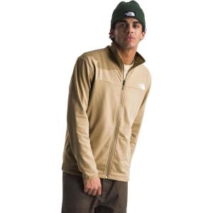 imageTHE NORTH FACE Mens Cedar Trail Grid Fleece Full Zip JacketKhaki Stone