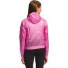 imageTHE NORTH FACE Kids Never Stop Hooded Wind Jacket for Little and Big Kids Offers Attached Hood with Zipper Closure and Elastic Cuffs Super Pink 2XL 1820 Big Kid One Size