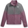 imageTHE NORTH FACE Womens Glacier Heavyweight Full Zip JacketMidnight MauveSmoked Pearl