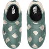imageTHE NORTH FACE Womens Thermoball Insulated Traction Mule V ShoeDark Sage Next Gen Logo PrintGardenia White