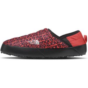 imageTHE NORTH FACE Womens Thermoball Insulated Traction Mule V ShoeRetro Orange Tnf Lowercase PrintDusty Coral Orange