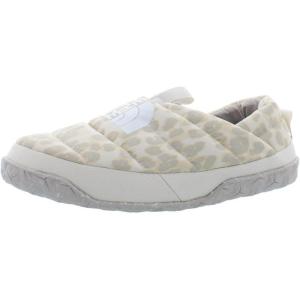 imageTHE NORTH FACE Womens Thermoball Insulated Traction Mule V ShoeSilver Grey Leopard Print Silver Grey
