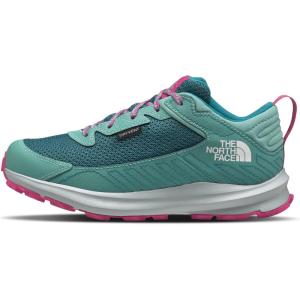imageThe North Face Kids Fastpack Hiker Waterproof Little KidBig Kid  Sneakers for Kids  Leather UpperHarbor BlueWasabi