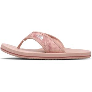 imageThe North Face Youth Base Camp FlipFlops  KidsEvening Sand PinkSlate Rose Dye Texture Small Print