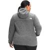 imageTHE NORTH FACE Womens Canyonlands Full Zip Hooded Sweatshirt Standard and Plus Size  PFAS FreeTnf Medium Grey Heathernpf