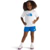 imageTHE NORTH FACE babyboys Cotton Summer Set Graphic ToddlerTnf WhiteHero Blue