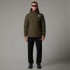 imageTHE NORTH FACE Mens Carto Triclimate Waterproof JacketNew Taupe GreenTnf Blacknpf