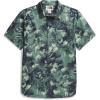 imageTHE NORTH FACE Mens Short Sleeve Baytrail Pattern ShirtDuck Green Prairie Flowers Print