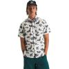 imageTHE NORTH FACE Mens Short Sleeve Baytrail Pattern ShirtWhite Dune Yosemite Toile Print