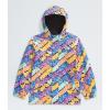 imageTHE NORTH FACE Girls Antora Rain Jacket ToddlerBright Foam Diagonal Logo Multi Print