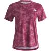 imageTHE NORTH FACE Womens Flex Short Sleeve Tee Regular All Over PrintCyber Berry Waterfall Print