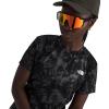 imageTHE NORTH FACE Womens Flex Short Sleeve Tee Regular All Over PrintTnf Black Waterfall Print