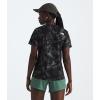 imageTHE NORTH FACE Womens Flex Short Sleeve Tee Regular All Over PrintTnf Black Waterfall Print