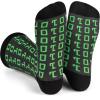 imageFunny Socks for Book Lovers Teachers Gamers Musicians and Nerds  Unisex for Men Women and TeensBinary