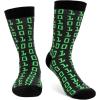 imageFunny Socks for Book Lovers Teachers Gamers Musicians and Nerds  Unisex for Men Women and TeensBinary