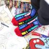 imageFunny Socks for Book Lovers Teachers Gamers Musicians and Nerds  Unisex for Men Women and TeensCray on