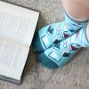 imageFunny Socks for Book Lovers Teachers Gamers Musicians and Nerds  Unisex for Men Women and TeensDnd Reading