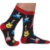 imageFunny Socks for Book Lovers Teachers Gamers Musicians and Nerds  Unisex for Men Women and TeensGuitar