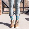 imageFunny Socks for Book Lovers Teachers Gamers Musicians and Nerds  Unisex for Men Women and TeensLlama Nerd