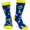 imageFunny Socks for Book Lovers Teachers Gamers Musicians and Nerds  Unisex for Men Women and TeensScience