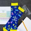 imageFunny Socks for Book Lovers Teachers Gamers Musicians and Nerds  Unisex for Men Women and TeensScience