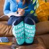 imageFunny Socks for Book Lovers Teachers Gamers Musicians and Nerds  Unisex for Men Women and TeensTalk Nerdy