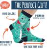 imageFunny Socks for Book Lovers Teachers Gamers Musicians and Nerds  Unisex for Men Women and TeensTalk Nerdy