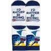 imageId Rather Be  Funny Socks For Men ampamp Women  Gifts For Golf Hunting Camping Hiking Outdoors Sports Unisex AdultId Rather Be Snowboarding Riding