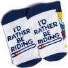 imageId Rather Be  Funny Socks For Men ampamp Women  Gifts For Golf Hunting Camping Hiking Outdoors Sports Unisex AdultId Rather Be Snowboarding Riding