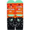 imageId Rather Be  Funny Socks For Men ampamp Women  Gifts For Golf Hunting Camping Hiking Outdoors Sports Unisex AdultId Rather Be on Mars