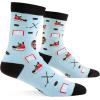 imageId Rather Be  Funny Socks For Men ampamp Women  Gifts For Golf Hunting Camping Hiking Outdoors Sports Unisex AdultPlaying Hockey