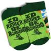 imageId Rather Be  Funny Socks For Men ampamp Women  Gifts For Golf Hunting Camping Hiking Outdoors Sports Unisex AdultRunning