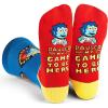 imageFunny Socks for Book Lovers Teachers Gamers Musicians and Nerds  Unisex for Men Women and TeensPaused My Game to Be Here